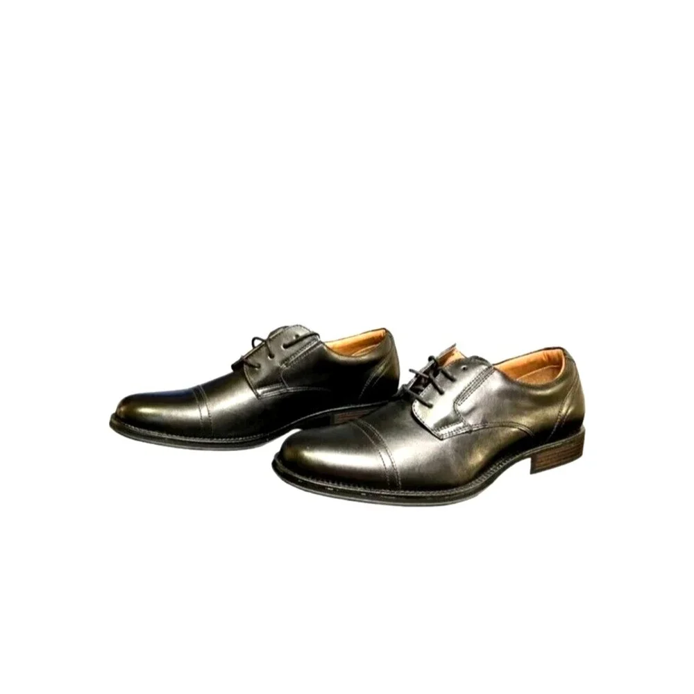 George Mens Branford Casual Dress‎ Oxfords Black Shoes Size 13
